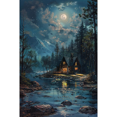 House Scenery Canvas